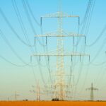 gray metal electricity tower