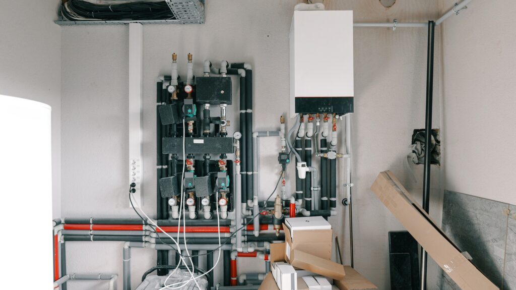 Kotłownia w budynku wielorodzinnym – kocioł odpowiedzialny za centralne ogrzewanie i konieczność obsługi, znaczenie wartości opałowej paliwa i wpływ na koszty eksploatacji budynku.